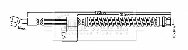 BORG & BECK Jarruletku BBH8199